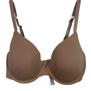 Victoria's Secret 32DD Nude T-Shirt Lightly Lined Demi Bra
